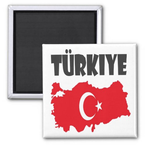 Turkey Country and Fan Design Magnet