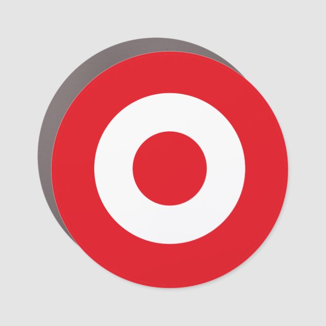Turkey country flag roundel army round national sy car magnet (Front)