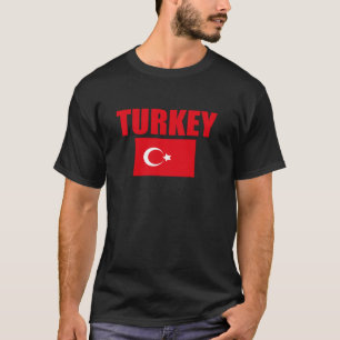 Turkey Country Flag Souvenir Turkey Vintage T-Shirt