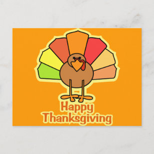 Kids Thanksgiving Postcards | Zazzle