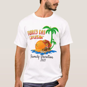 Turkey Day Cruising Thanksgiving Group Matching T-Shirt