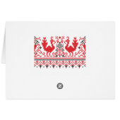 TURKEY DAY FOLKLORE CARDS (Back Horizontal)