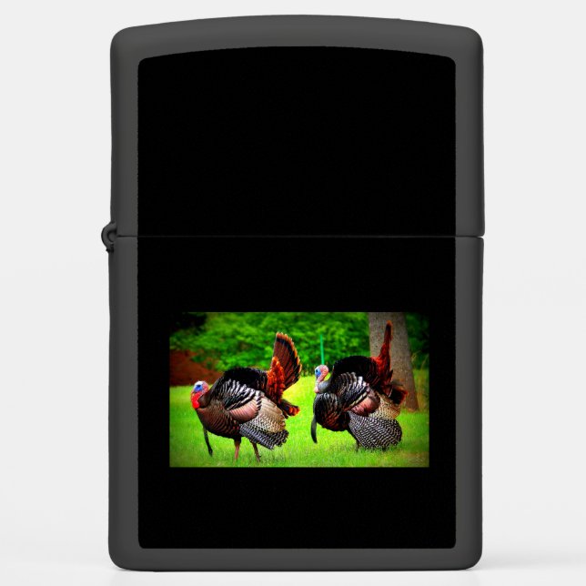 Turkey Decorated Zippo Lighter (Front)