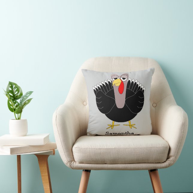 Turkey Design Personalised Throw Pillow (Chair)