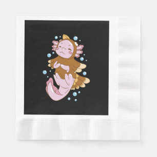 Turkey Disguise Axolotl Fun Napkins