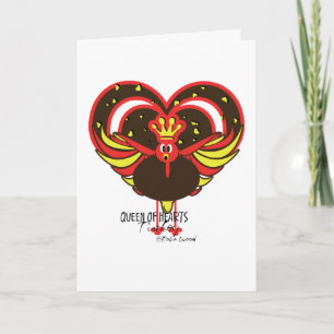 Turkey divas - funny thanksgiving cartoon cards