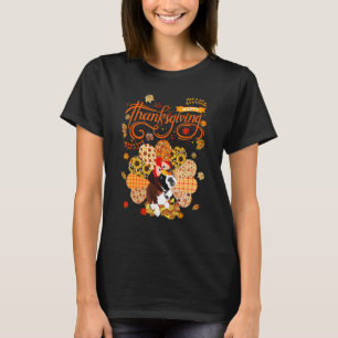 Turkey Dog Boxer Happy Thanksgiving Autumn Fall Ou T-Shirt