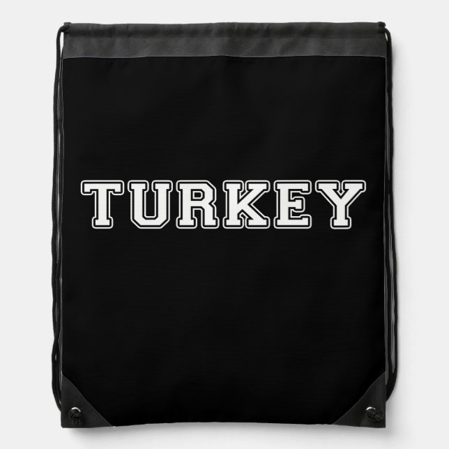 Turkey Drawstring Bag (Front)