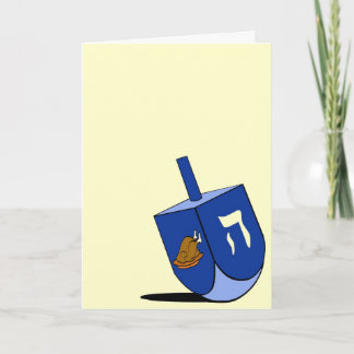 Turkey Dreidel Card