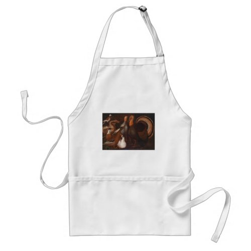 Turkey Ducks Pigeon Thanksgiving Apron