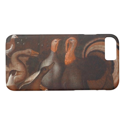 Turkey Ducks Pigeon Thanksgiving H iPhone case