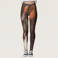 Turkey Ducks Pigeon Thanksgiving Leggings