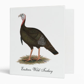 Turkey:  Eastern Wild Tom 3 Ring Binder