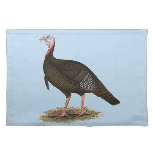 Turkey:  Eastern Wild Tom Cloth Placemat
