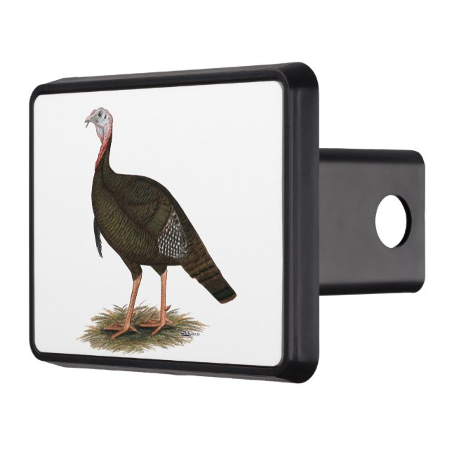 Turkey:  Eastern Wild Tom Hitch Cover (Left)