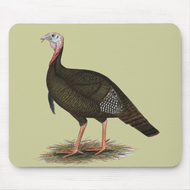 Turkey:  Eastern Wild Tom Mouse Pad (Front)