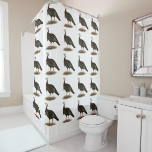Turkey: Eastern Wild Tom Shower Curtain
