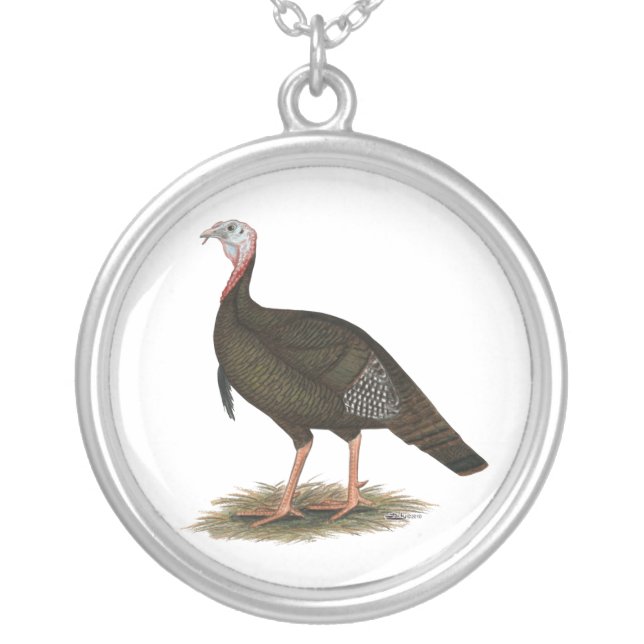 Turkey:  Eastern Wild Tom Silver Plated Necklace (Front)