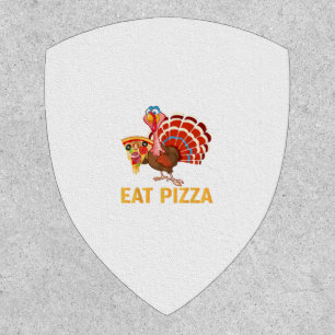TURKEY EAT PIZZA Shirt Adult Vegan Kids Funny Than Patch