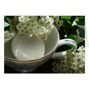 Turkey Egg in Teacup All Occasions  Cards