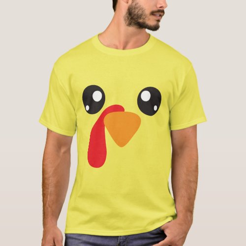 turkey face funny holidays thanksgiving T_Shirt