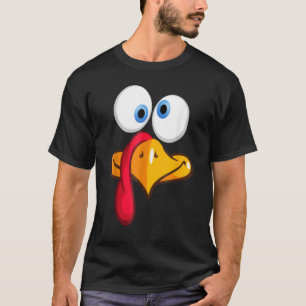 Turkey Face, Turkey Face Fun - Turkey Face Fun Tha T-Shirt