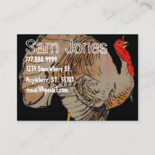 Turkey Farm Business Card