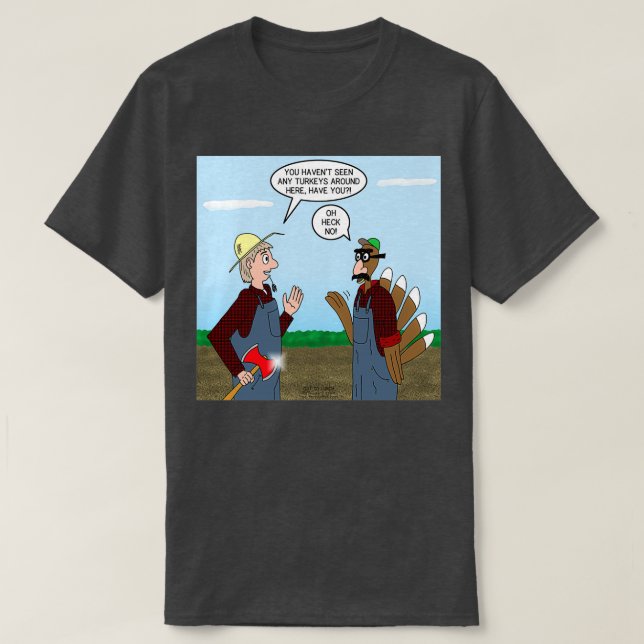 Turkey Farmer Disguise T-Shirt (Design Front)