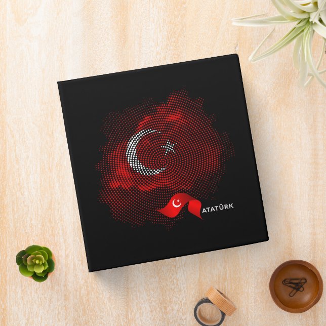 Turkey flag 3 ring binder (In Situ)