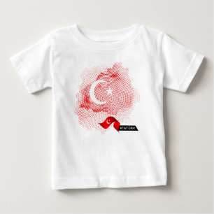 Turkey flag baby T-Shirt