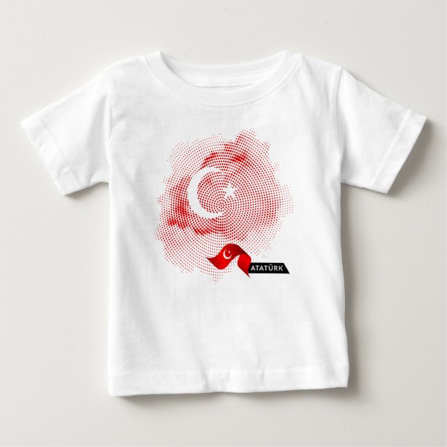 Turkey flag baby T-Shirt (Front)