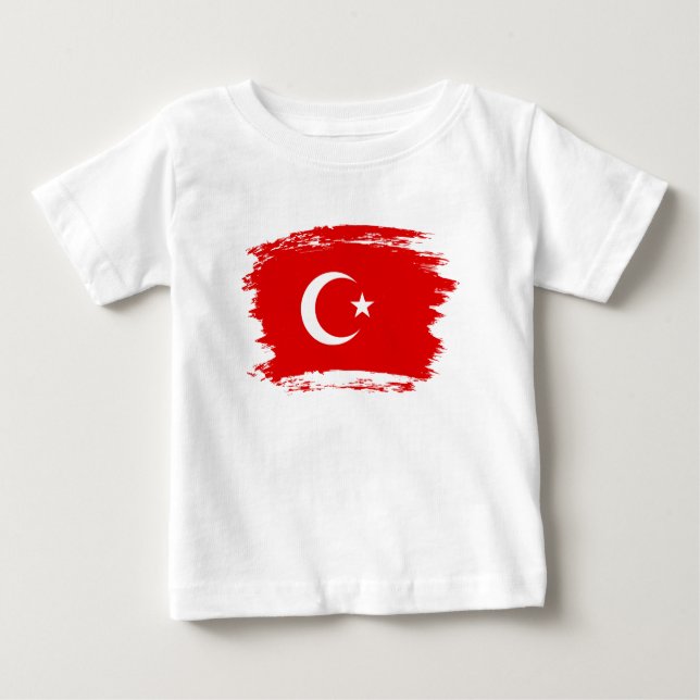 Turkey flag baby T-Shirt (Front)