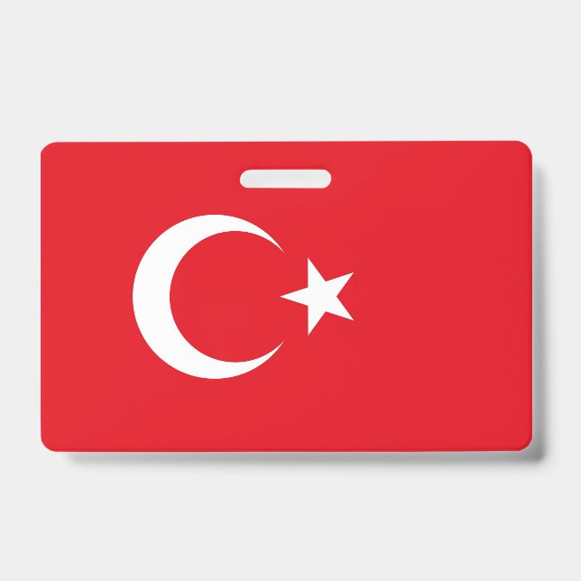 Turkey Flag Badge (Front)