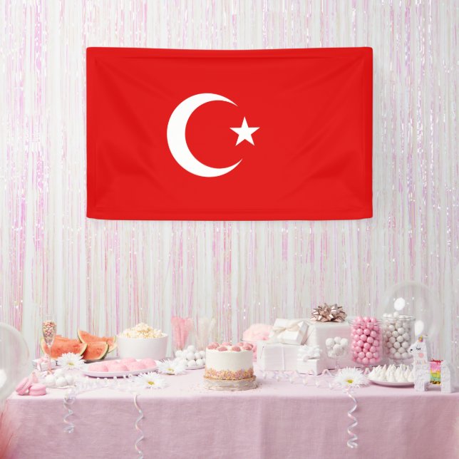 Turkey flag banner (Party)