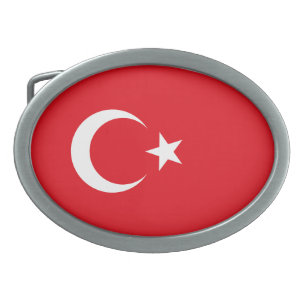 Turkey Flag Belt Buckle