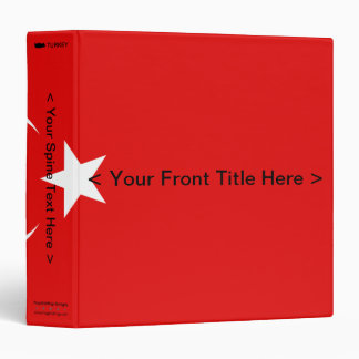 Turkey Flag Binder