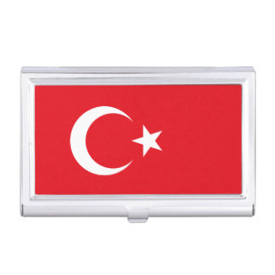 Turkey Flag Business Card Case