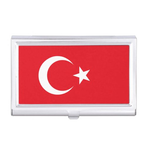 Turkey Flag Business Card Case