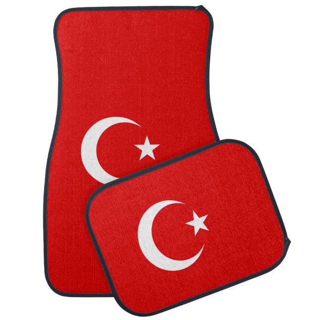 Turkey flag car floor mat (Set)