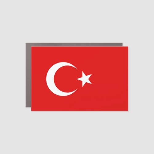 Turkey Flag Car Magnet