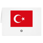 Turkey Flag Cards (Back Horizontal)