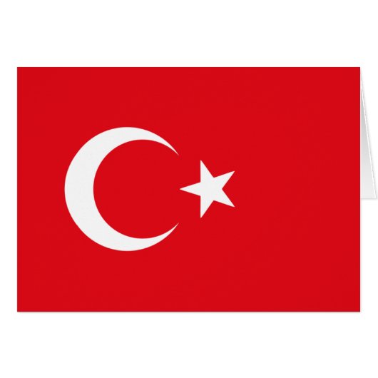 turkey flag cards (Front Horizontal)