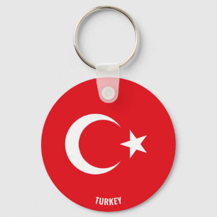 Turkey Flag Charming Patriotic Keychain
