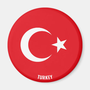 Turkey Flag Charming Patriotic Magnet