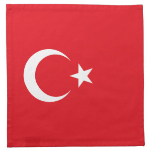 Turkey Flag Cloth Napkin