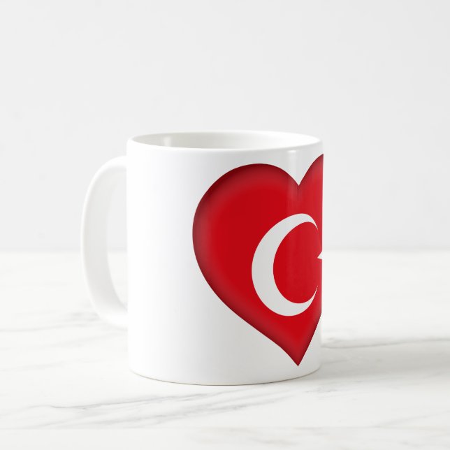 Turkey Flag Coffee Mug (Front Left)