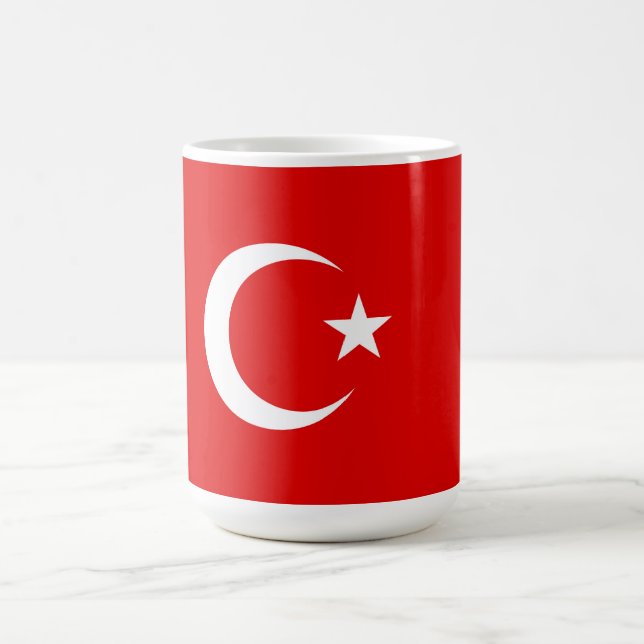 Turkey flag coffee mug (Center)