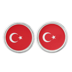 Turkey Flag Cufflinks