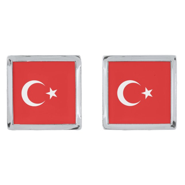 Turkey Flag Cufflinks (Front)