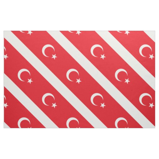 Turkey Flag Fabric